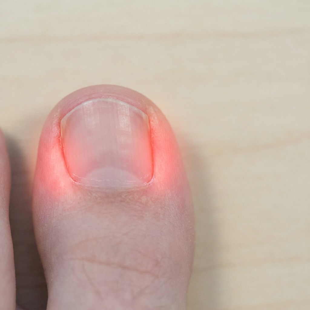 Dolor punzante en el lateral de la uña